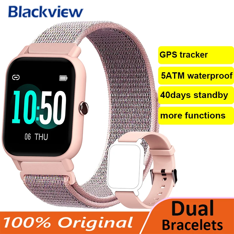 Смарт-часы Blackview R3 мужские с сенсорным экраном водонепроницаемые | Электроника