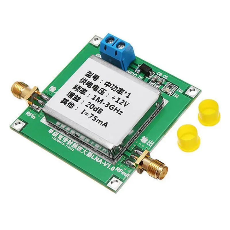 2021 New 1-3000MHz 2.4GHz 20dB LNA RF Broadband Low Noise Amplifier Module UHF HF VHF
2021 New 1-3000MHz 2.4GHz 20dB LNA RF Broadband Low Noise Amplifier Module UHF HF VHF