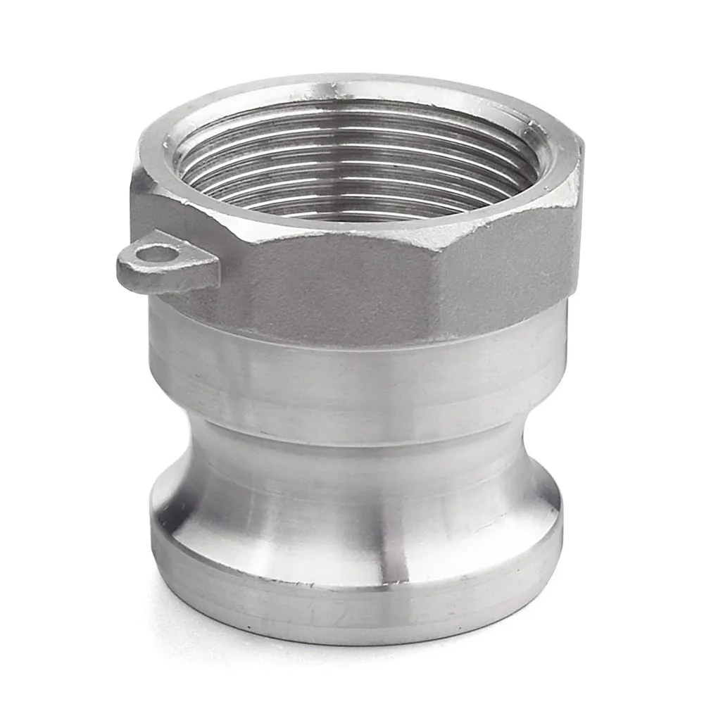 BSPT 1/2"-2" Type A Trash Pump Adapter Male Cam Lock Cam Groove Fitting with Female Pipe Threads SUS304 Camlock 250Psi
BSPT 1/2"-2" Type A Trash Pump Adapter Male Cam Lock Cam Groove Fitting with Female Pipe Threads SUS304 Camlock 250Psi