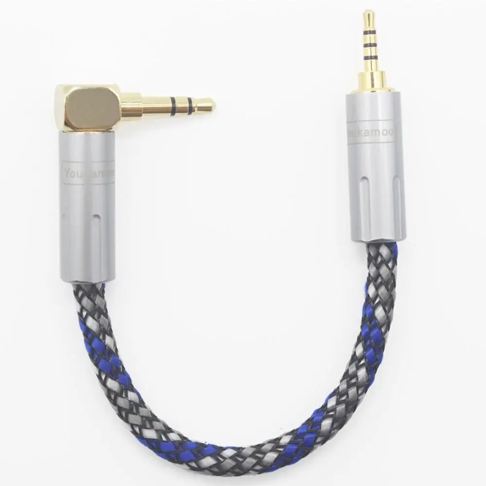 3.5mm Stereo Right Angle Male to 2.5mm Male 8 Core Silver Plated Headphone Cable Silver Plated Aux Cable in Box 3.5mm to 2.5mm
3.5mm Stereo Right Angle Male to 2.5mm Male 8 Core Silver Plated Headphone Cable Silver Plated Aux Cable in Box 3.5mm to 2.5mm