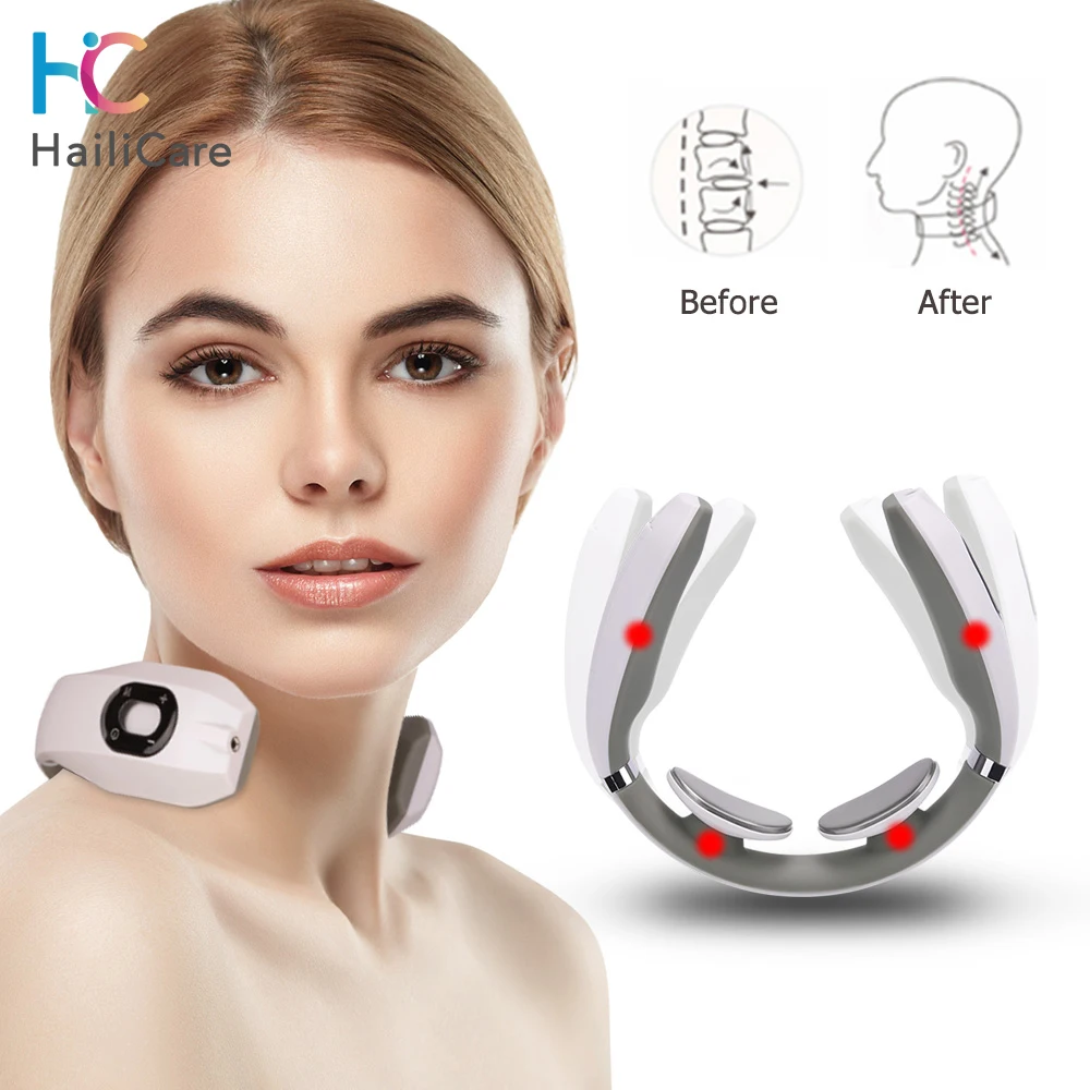 Electric Neck Massager Low Frequency Magnetic Therapy Pulse Pain Relief Tool Back Cervical Shoulder Body Pain Relief Health Care
Electric Neck Massager Low Frequency Magnetic Therapy Pulse Pain Relief Tool Back Cervical Shoulder Body Pain Relief Health Care