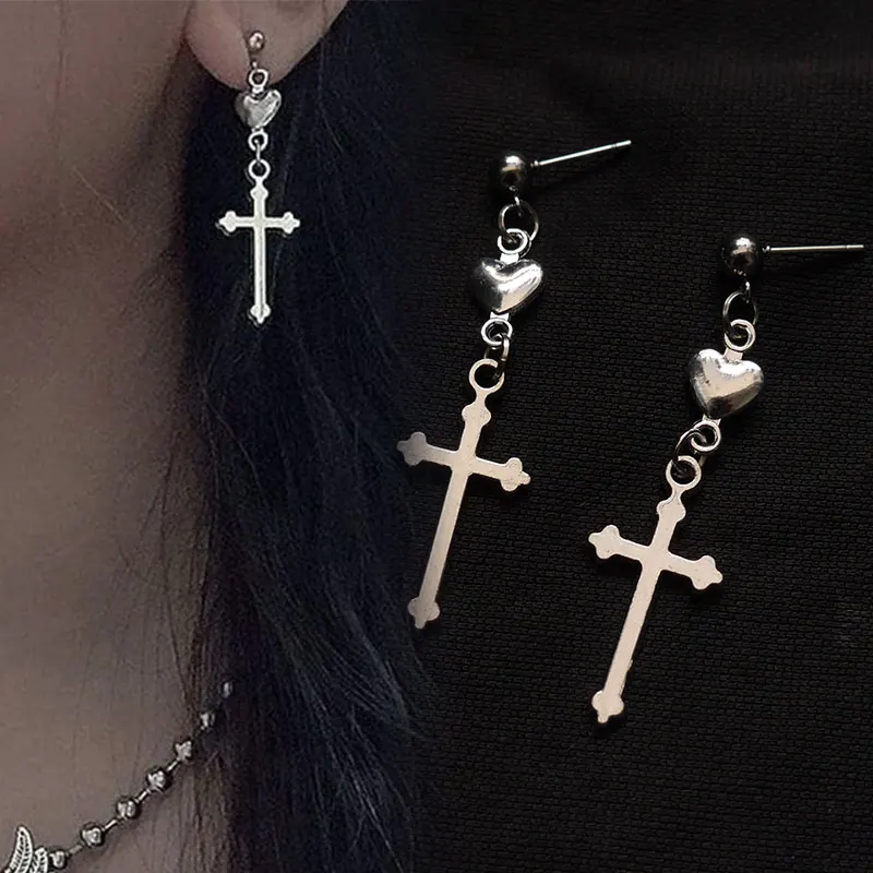Vintage Earrings Loving Earrings Alloy Cross Girl Soil Cool Punk Stud Earrings Retro Jewelry Women Men Jewelry Earring
Vintage Earrings Loving Earrings Alloy Cross Girl Soil Cool Punk Stud Earrings Retro Jewelry Women Men Jewelry Earring