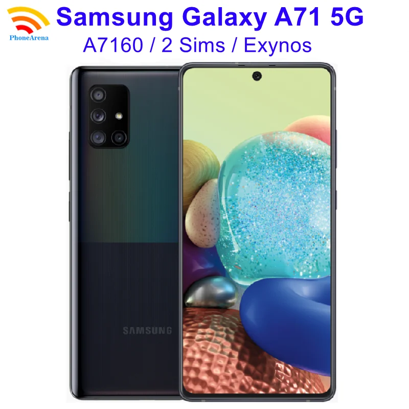 Samsung Galaxy A71 телефон экран 6 7 дюймов Восьмиядерный 8 ГБ + 128 | Мобильные телефоны и