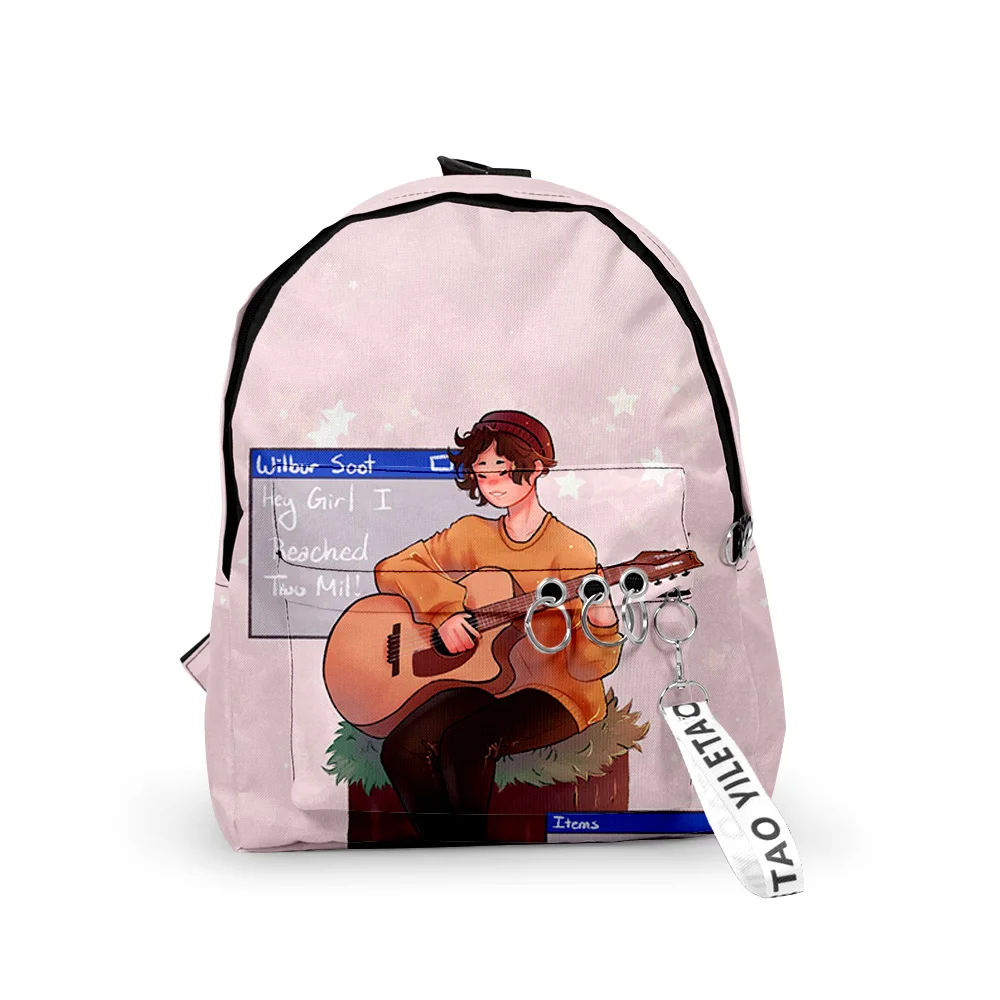 2021 3D Wilbur Soot Dream Team Fashion Men Women Backpack Fabric Oxford hanging buckle Style Girls School bag Travel Backpack
2021 3D Wilbur Soot Dream Team Fashion Men Women Backpack Fabric Oxford hanging buckle Style Girls School bag Travel Backpack