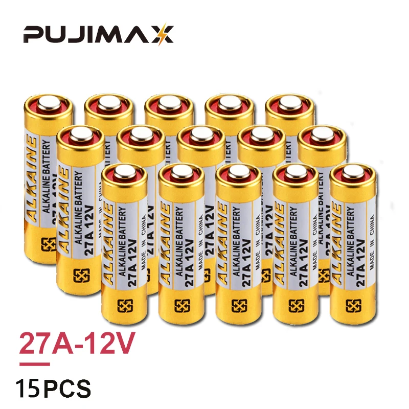 PUJIMAX 15 шт. щелочная батарея 12 В A27 27A ультра Щелочная одноразовая батарея для дистанционного управления дверной звонок Электрический вентиля...
PUJIMAX 15 шт. щелочная батарея 12 В A27 27A ультра Щелочная одноразовая батарея для дистанционного управления дверной звонок Электрический вентиля...