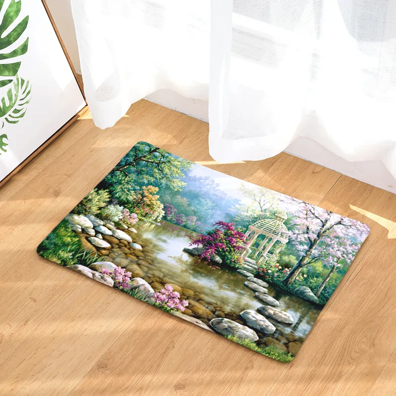 Beautiful Rural Scenery Pattern Floor Mats Mini Home Carpets for Bathroom Bedroom Doormats, Front Door Rugs, Tapetes
Beautiful Rural Scenery Pattern Floor Mats Mini Home Carpets for Bathroom Bedroom Doormats, Front Door Rugs, Tapetes