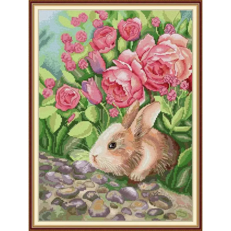 The Rabbit Is Smelling Patters Couted Cross Stitch Kit Sale Printed Fabric Embroider Thread Set DI Hadmade Home Decor Crafts Set
The Rabbit Is Smelling Patters Couted Cross Stitch Kit Sale Printed Fabric Embroider Thread Set DI Hadmade Home Decor Crafts Set