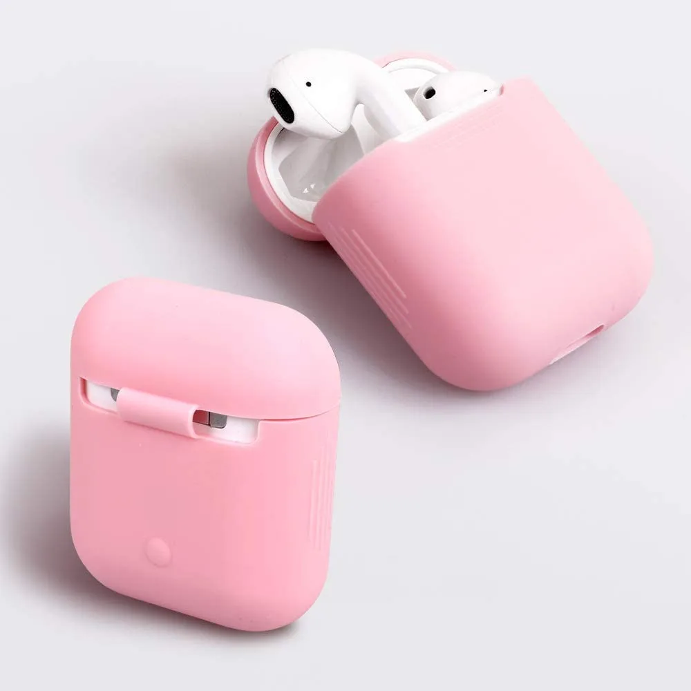 Мягкие силиконовые чехлы для Apple Airpods 1 2 защитный чехол беспроводных наушников Air