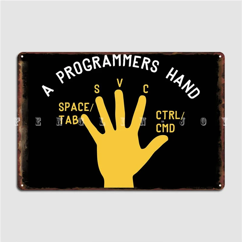 Hand Of A Developer Metal Sign Wall Decor Club Bar Retro Club Home Tin Sign Poster
Hand Of A Developer Metal Sign Wall Decor Club Bar Retro Club Home Tin Sign Poster