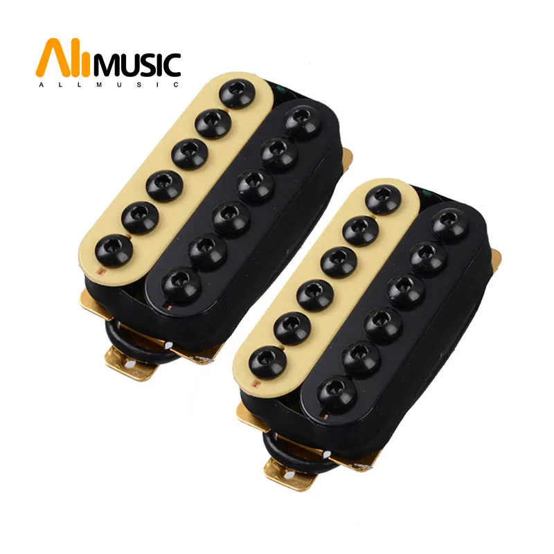 ALLMusic Adjustable Metal Double Coil Electric Guitar Pickups Humbucker Punk Ivory/Black
ALLMusic Adjustable Metal Double Coil Electric Guitar Pickups Humbucker Punk Ivory/Black