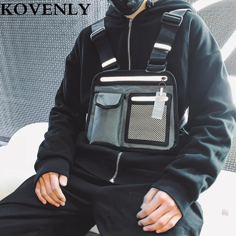 Reflective Tactical Bags For Men 2020 New Chest Rig Bag Hip-hop Male Nylon Chest Vest Pocket Functional Streetwear Men Waist Bag
Reflective Tactical Bags For Men 2020 New Chest Rig Bag Hip-hop Male Nylon Chest Vest Pocket Functional Streetwear Men Waist Bag