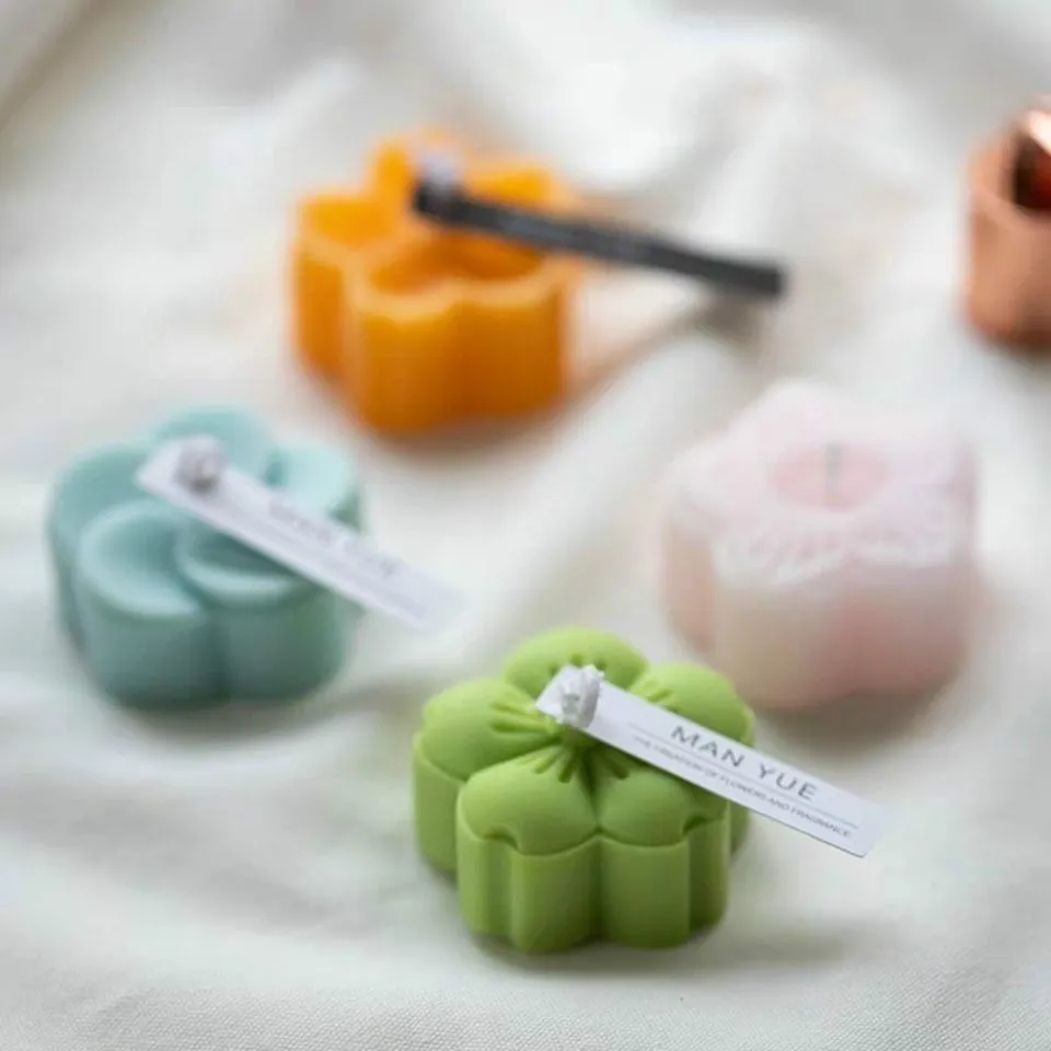 4 Cavity Cherry Blossom Candle Mold DIY Handmade Candle Silicone Mold Utility Soap Mold Scented Candle Making Tool Handmade Soap
4 Cavity Cherry Blossom Candle Mold DIY Handmade Candle Silicone Mold Utility Soap Mold Scented Candle Making Tool Handmade Soap