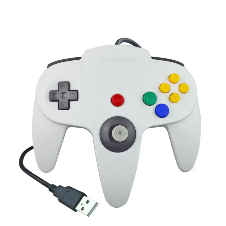 

Геймпад, проводной контроллер, джойстик для геймпада, игровые аксессуары для Nintendo N64, компьютерный контроллер для ПК MAC