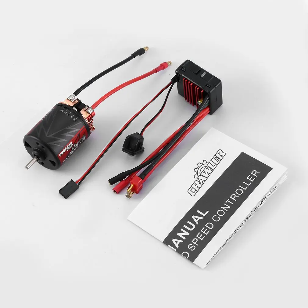 SURPASSHOBBY 5-Slot 540 11T/13T/16T/20T Brushed Motor Speed Controller 60A/320A ESC Combo Set For 1/10 RC Crawler Brushed Car
SURPASSHOBBY 5-Slot 540 11T/13T/16T/20T Brushed Motor Speed Controller 60A/320A ESC Combo Set For 1/10 RC Crawler Brushed Car