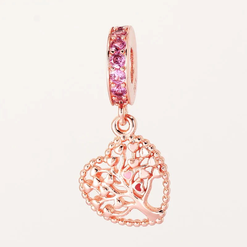 100% 925 Sterling Silver Charm Rose Gold Life Tree Pendant Fashion Pendant Fit Pandora Women Bracelet & Necklace Diy Jewelry
100% 925 Sterling Silver Charm Rose Gold Life Tree Pendant Fashion Pendant Fit Pandora Women Bracelet & Necklace Diy Jewelry