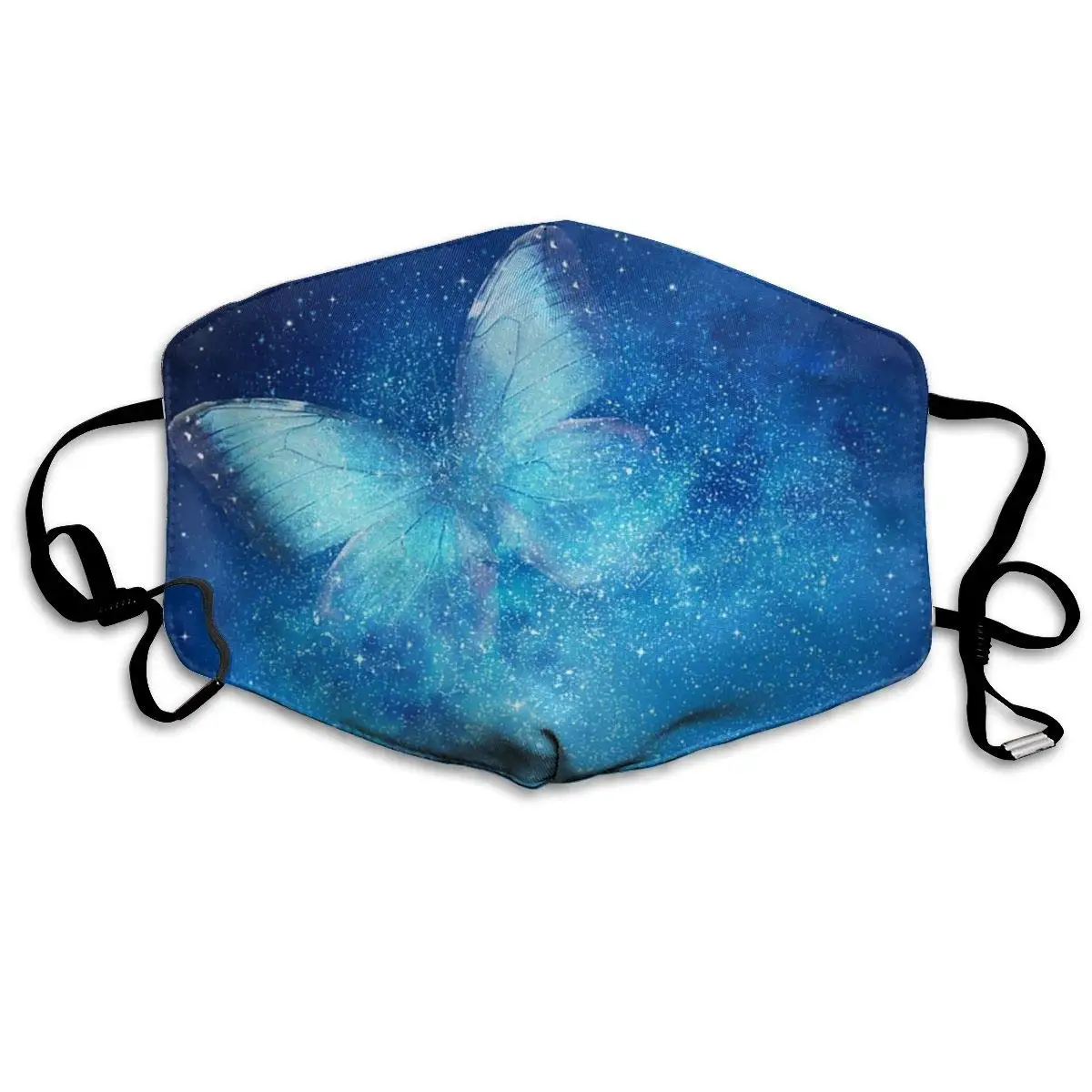 Mouth Mask Blue Starry Butterfly Print Masks - Breathable Adjustable Windproof Mouth-Muffle, Camping Running for Women and Men 
Mouth Mask Blue Starry Butterfly Print Masks - Breathable Adjustable Windproof Mouth-Muffle, Camping Running for Women and Men