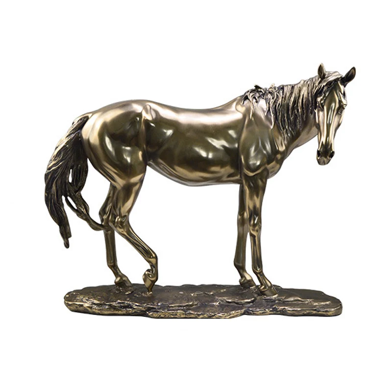 ABSTRACT ANIMAL FIGURINE BRONZE HORSE STATUES COLD CAST COPPER ART RESIN CRAFTS EUROPEAN STYLE HOME DECORATIONS ORNAMENTS R1405
ABSTRACT ANIMAL FIGURINE BRONZE HORSE STATUES COLD CAST COPPER ART RESIN CRAFTS EUROPEAN STYLE HOME DECORATIONS ORNAMENTS R1405