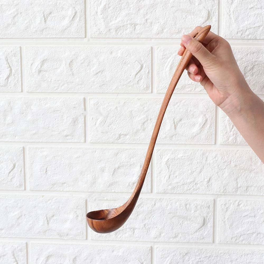 Wooden Japanese Style Stir Long Scoop Large Soup Rice Spoon Kitchen Tableware Coffee Honey Spoons
Wooden Japanese Style Stir Long Scoop Large Soup Rice Spoon Kitchen Tableware Coffee Honey Spoons