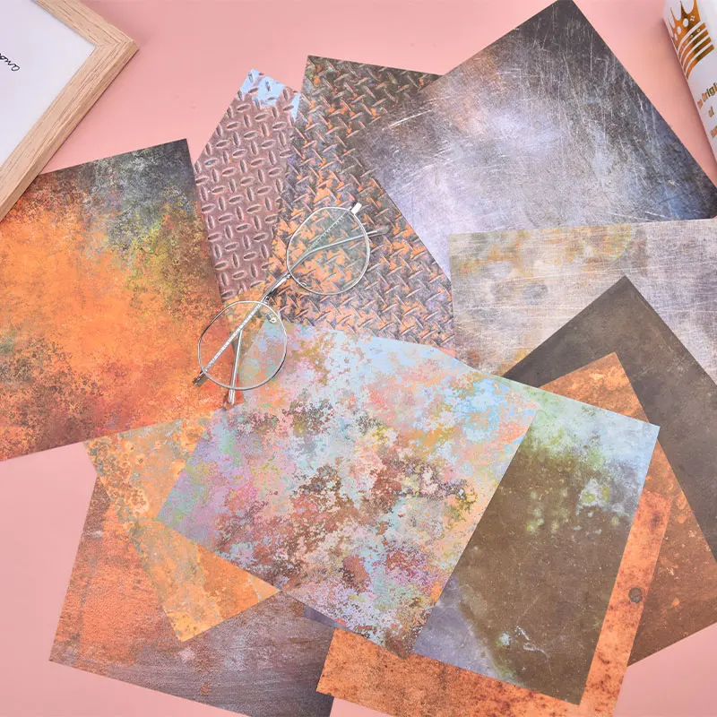 12 Sheets Metal Textures Scrapbooking Pads Paper Origami Art Background Paper Card Making DIY Scrapbook Paper Craft Accessories
12 Sheets Metal Textures Scrapbooking Pads Paper Origami Art Background Paper Card Making DIY Scrapbook Paper Craft Accessories