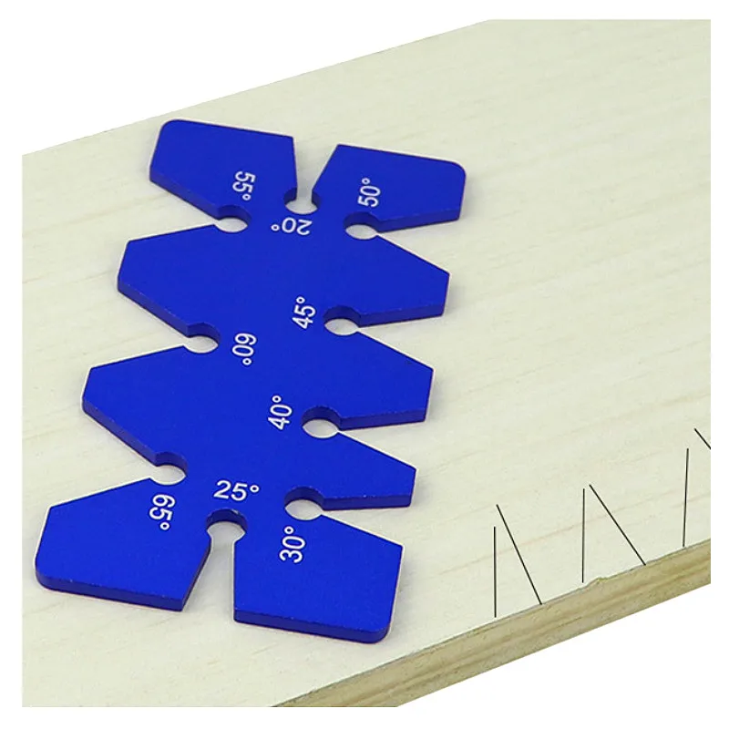Woodworking 20-65 Degree Angle Ruler Diagonal Scale Board Aluminium Alloy Angle Measuring Instrument DIY Tools
Woodworking 20-65 Degree Angle Ruler Diagonal Scale Board Aluminium Alloy Angle Measuring Instrument DIY Tools