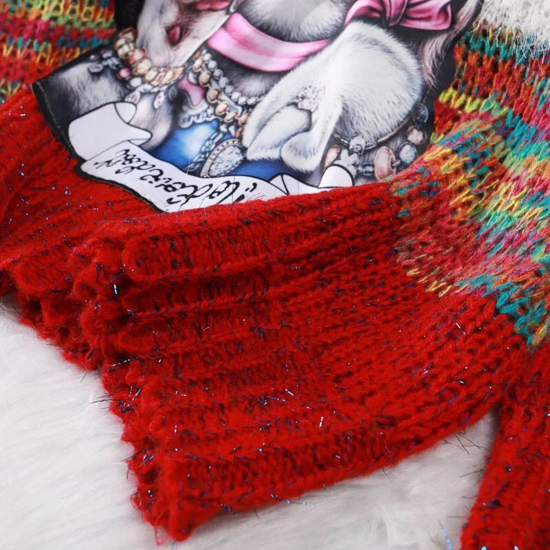ZALady fashion korean chic Cartoon cat loose sweaters autumn winters oversized knitt pullover traf women tops pull femme clothes
ZALady fashion korean chic Cartoon cat loose sweaters autumn winters oversized knitt pullover traf women tops pull femme clothes