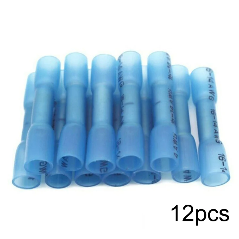 Butt Heat Shrink Connectors 60pcs Solder Seal Wire Crimp PE Marine Welding