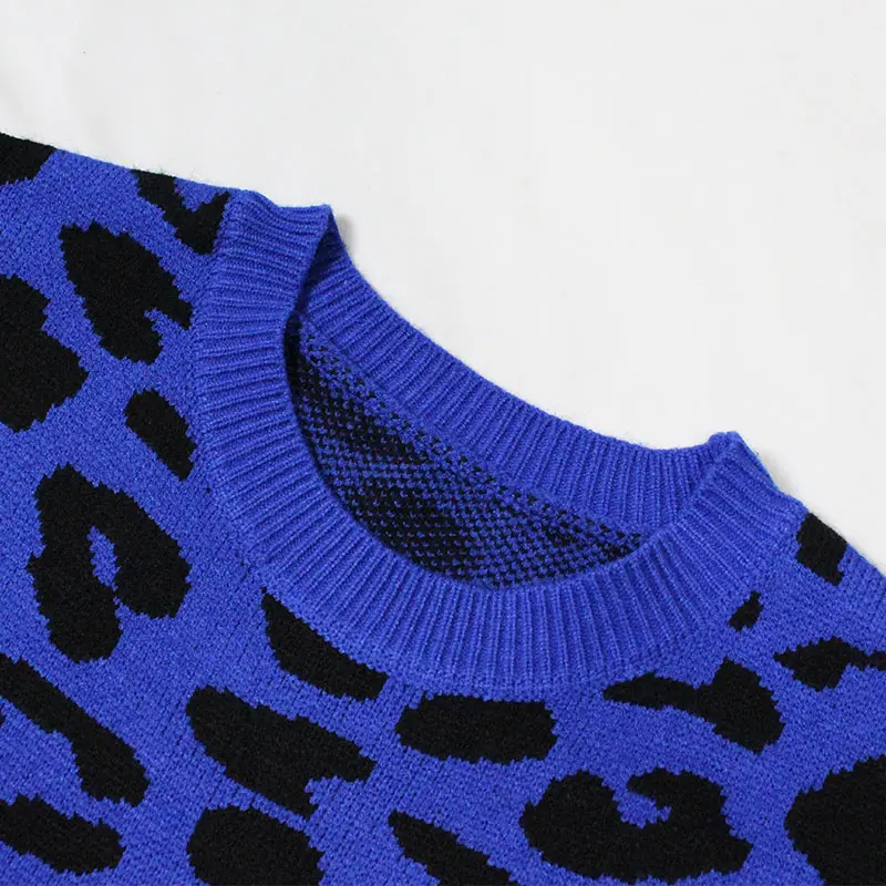 Nice Pop Autumn and Winter Leopard Sweater Knit Pullover Woman Thick Warm Pullover Fashion Casual Jacket Knit Sweater
Nice Pop Autumn and Winter Leopard Sweater Knit Pullover Woman Thick Warm Pullover Fashion Casual Jacket Knit Sweater