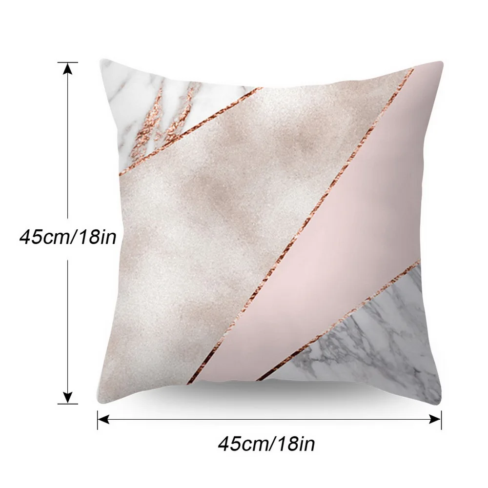 Rose Gold Square Cushion Cover Geometric Dreamlike Pillow Case Polyester Throw Pillow Cover For Home Decor 45x45cm
Rose Gold Square Cushion Cover Geometric Dreamlike Pillow Case Polyester Throw Pillow Cover For Home Decor 45x45cm