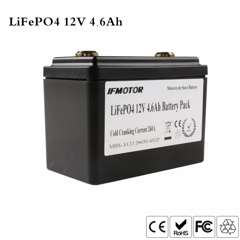 Original IFMOTOR 12V 4.6Ah Lifepo4 Lithium ion Iron Phosphate Cells for 24V 36V 48V 60V Battery Pack
Original IFMOTOR 12V 4.6Ah Lifepo4 Lithium ion Iron Phosphate Cells for 24V 36V 48V 60V Battery Pack