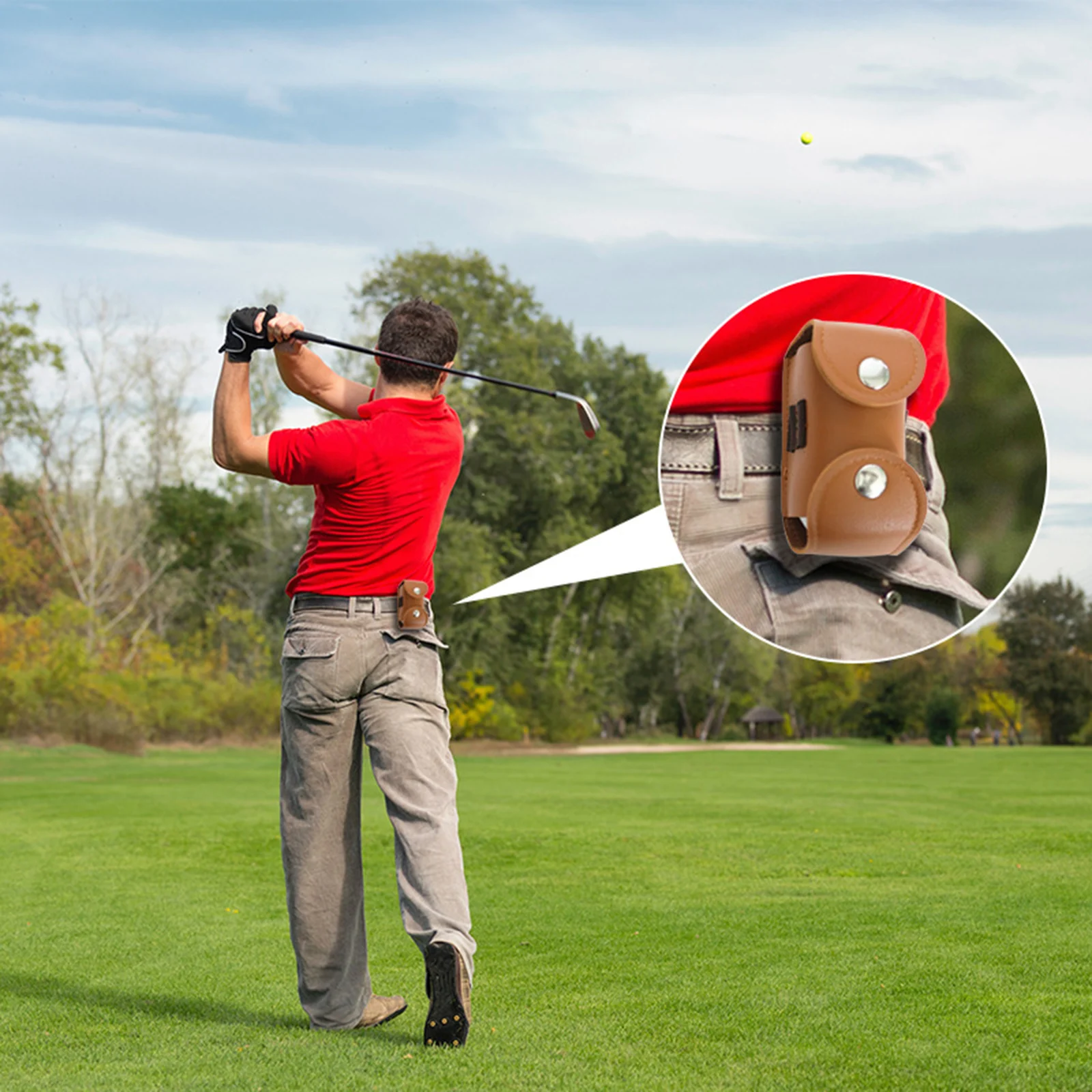 Leather Golf Balls and Tees Holder Divot Tool Carrier Pouch Bag Storage Case Holds 2 Balls Golf Club Gift
Leather Golf Balls and Tees Holder Divot Tool Carrier Pouch Bag Storage Case Holds 2 Balls Golf Club Gift