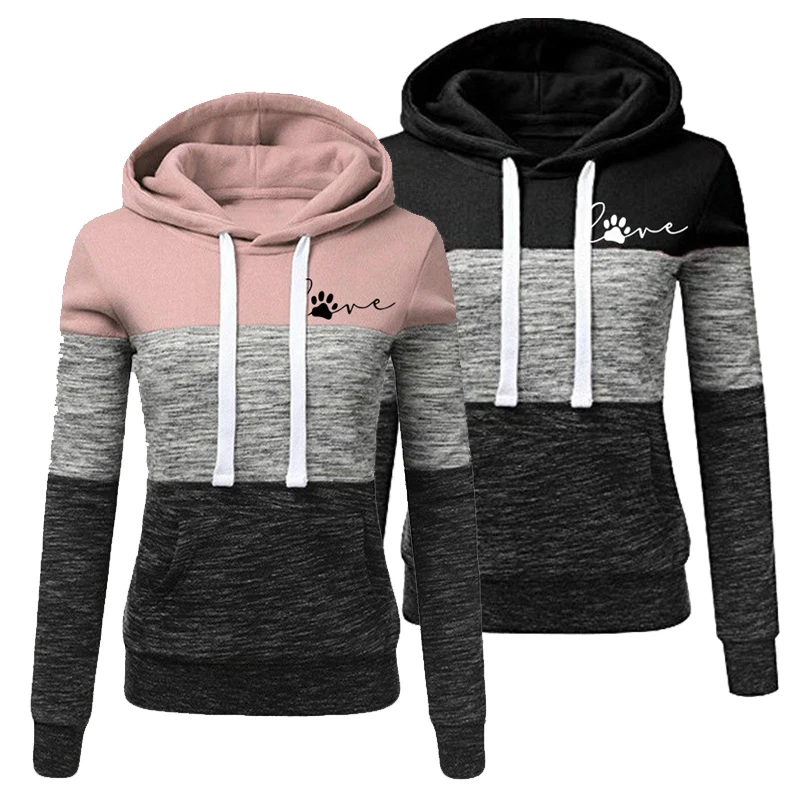 Patchwork Striped Hoodies Fashion Women Clothing Autumn Winter Long Sleeve Fleece Warm Blouse Casual Sport Pullover Sweatshirts
Patchwork Striped Hoodies Fashion Women Clothing Autumn Winter Long Sleeve Fleece Warm Blouse Casual Sport Pullover Sweatshirts