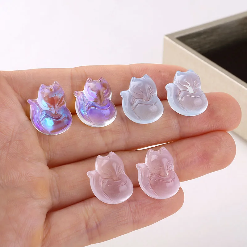Cute cartoon animals fox shape 100pcs/lot handmade glass beads pendant diy jewelry earring/bracelet/necklace accessory
Cute cartoon animals fox shape 100pcs/lot handmade glass beads pendant diy jewelry earring/bracelet/necklace accessory