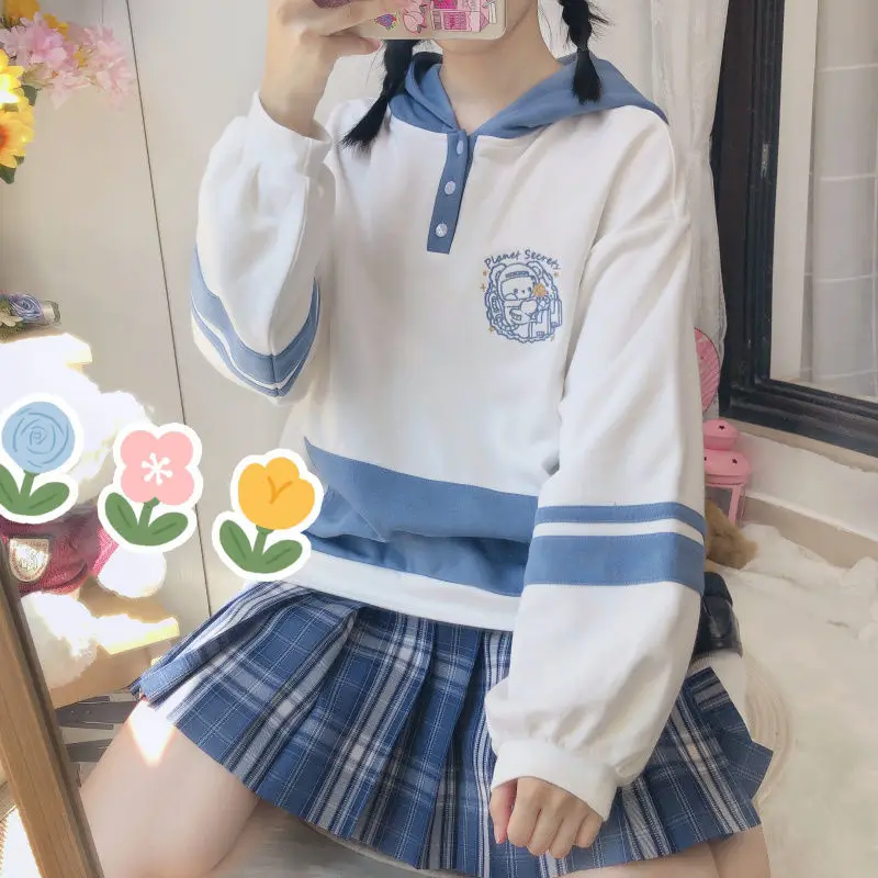 Kawaii Deeptown Hoodies Women Winter 2021 Embroidery Pullover Women Long Sleeve Plus Velvet Warm Cute Casual Loose Sweatshirt
Kawaii Deeptown Hoodies Women Winter 2021 Embroidery Pullover Women Long Sleeve Plus Velvet Warm Cute Casual Loose Sweatshirt