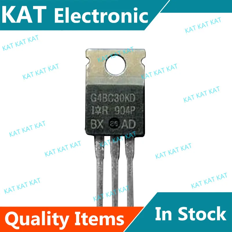 5 шт./лот G4BC30KD IRG4BC30KD Φ TO-220 DPaK Ультратонкий IGBT с номинальным коротким замыканием |