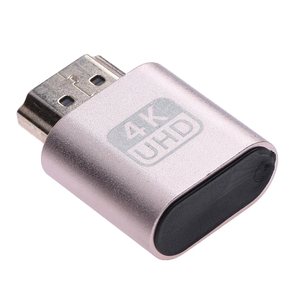 ALLOET Новый 4K адаптер DDC EDID заглушка Безголовый призрак эмулятор отображения
