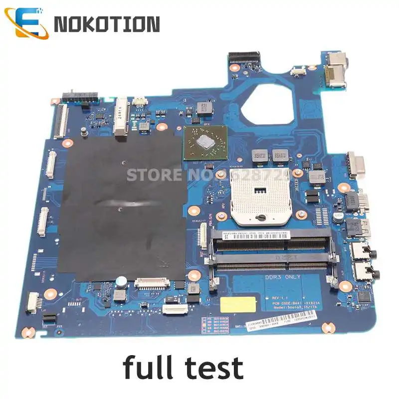 NOKOTION BA41-01820A BA92-09506B BA92-09506A For Samsung NP305E7A NP305 Laptop Motherboard Socket FS1 DDR3
NOKOTION BA41-01820A BA92-09506B BA92-09506A For Samsung NP305E7A NP305 Laptop Motherboard Socket FS1 DDR3