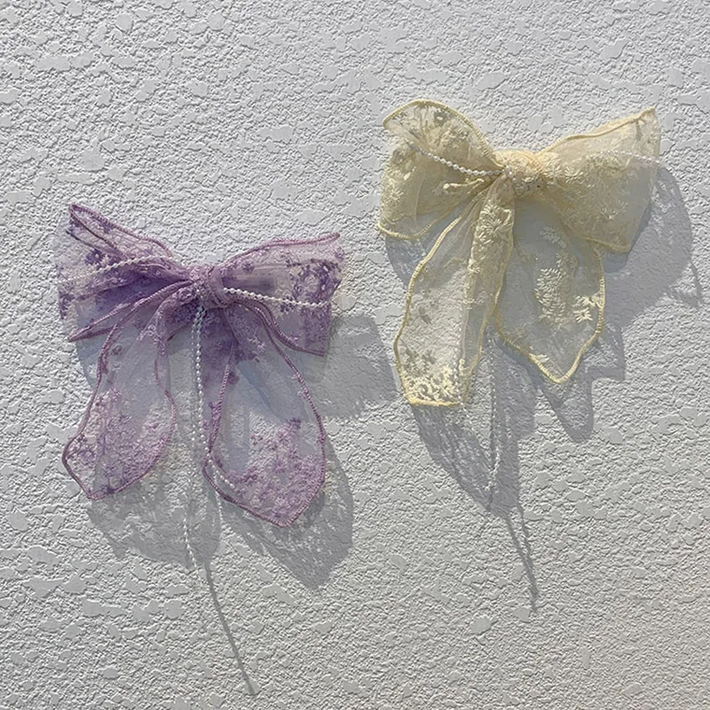 Fairy Net Yarn Big Bow Hairpin Top Clip Cute Girl Mori Hairpin Clip Headdress Hair Accessories Girls Hair Accessories
Fairy Net Yarn Big Bow Hairpin Top Clip Cute Girl Mori Hairpin Clip Headdress Hair Accessories Girls Hair Accessories