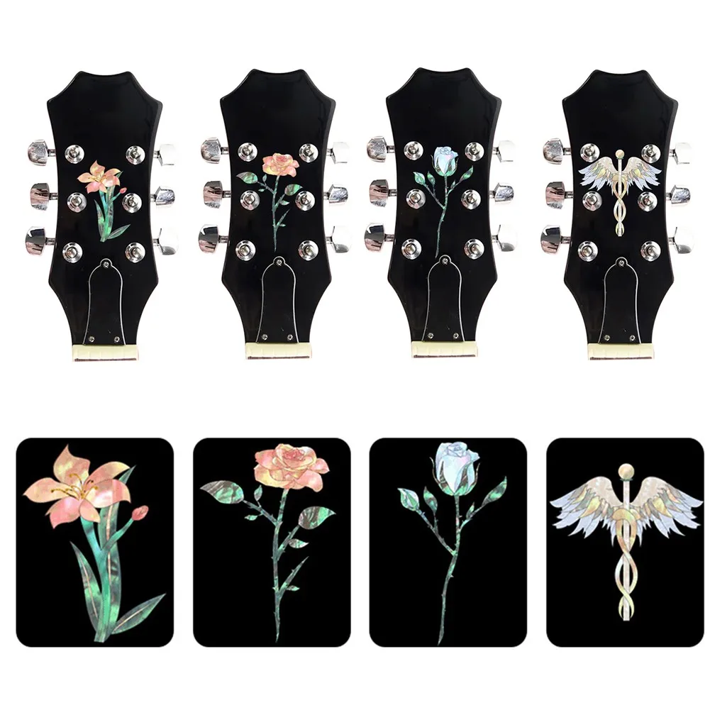 1pcs Guitar Headstock Neck Decal Sticker PVC Stickers Decal for DIY Electric Acoustic Guitar Bass Ukulele Rose Flower Wing Type
1pcs Guitar Headstock Neck Decal Sticker PVC Stickers Decal for DIY Electric Acoustic Guitar Bass Ukulele Rose Flower Wing Type