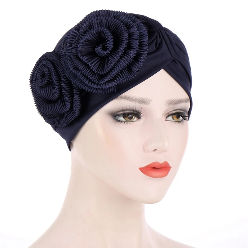 Two Big Flower Appliques Indian Hat Multicolor Fashion Baotou Hat Turban Hat Ladies Hedging Cap
Two Big Flower Appliques Indian Hat Multicolor Fashion Baotou Hat Turban Hat Ladies Hedging Cap