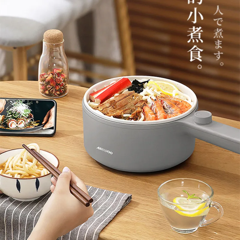 ANNWOO electric cooker dormitory student multi-function household pot for cooking noodles small hot
ANNWOO electric cooker dormitory student multi-function household pot for cooking noodles small hot