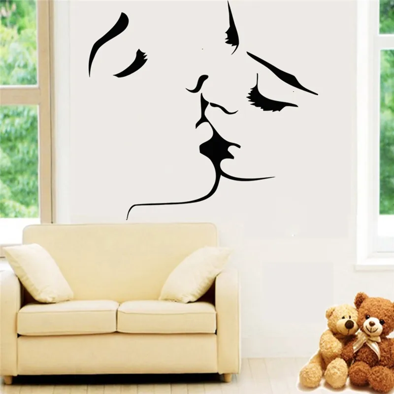 kiss love Wall Stickers living room bedroom Wall Decals family wedding Decoration
kiss love Wall Stickers living room bedroom Wall Decals family wedding Decoration