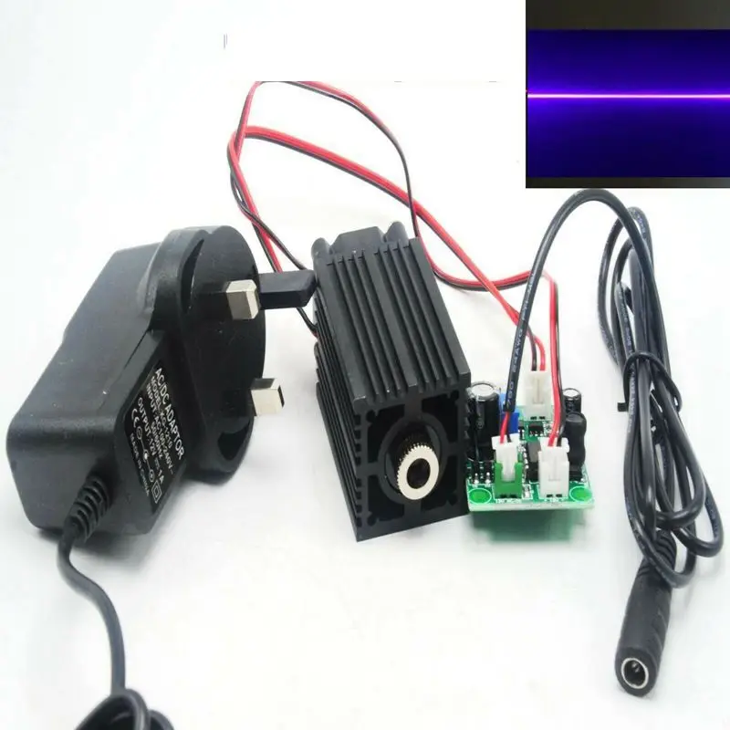 Фокусируемый 405nm 100mw фиолетовый/фиолетовый синий лазерный Линейный модуль w 12V адаптер переменного тока
Фокусируемый 405nm 100mw фиолетовый/фиолетовый синий лазерный Линейный модуль w 12V адаптер переменного тока