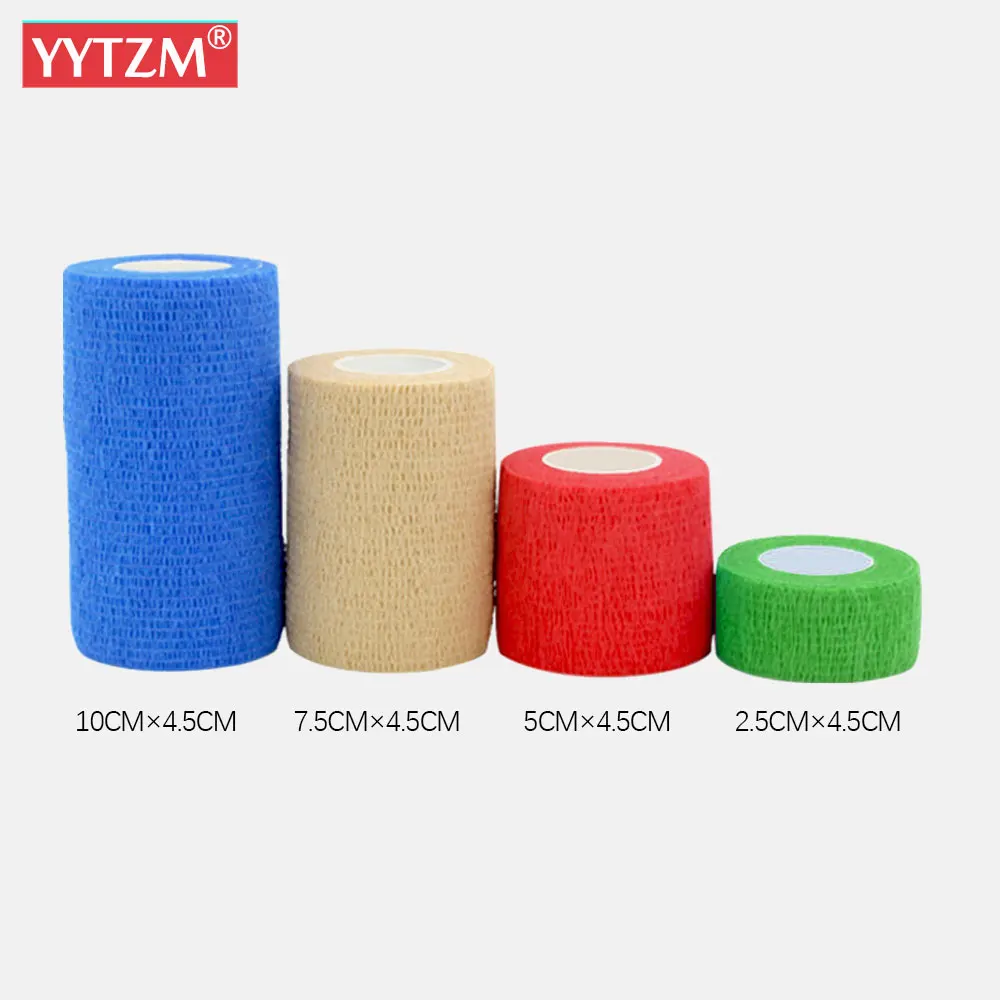 Non Woven Latex Free Self-Adhesive Cohesive Flexible Bandages Waterproof Athletic Finger Joints Wrap Protection Muscle First Aid
Non Woven Latex Free Self-Adhesive Cohesive Flexible Bandages Waterproof Athletic Finger Joints Wrap Protection Muscle First Aid