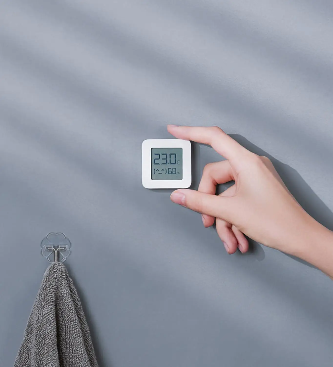 Беспроводной Bluetooth Смарт-термометр Xiaomi Mijia 2 светодиодный цифровой экран