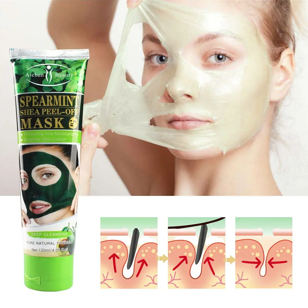 LAIKOU Mint & Shea Butter Shrink Pores Tearing Mask Whitening Moisturizing Deep Cleaning Blackhead Remover Face Mask Skin Care
LAIKOU Mint & Shea Butter Shrink Pores Tearing Mask Whitening Moisturizing Deep Cleaning Blackhead Remover Face Mask Skin Care
