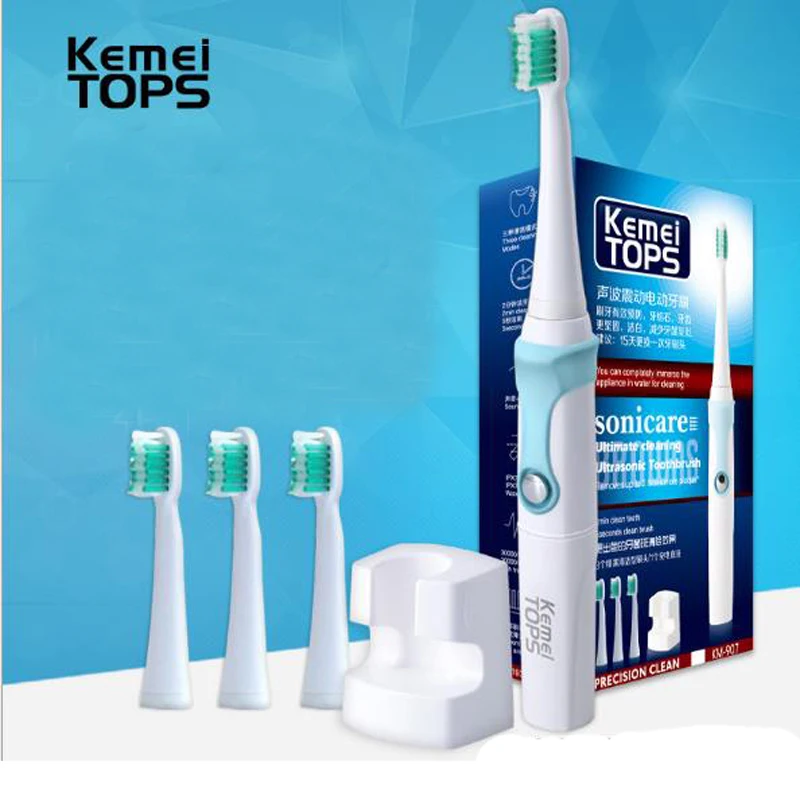 Электрическая зубная щетка от kemei, ультразвуковая вибрационная Мягкая зубная щетка для взрослых, Индуктивная зарядка DuPont, Антиаллергенная ...
Электрическая зубная щетка от kemei, ультразвуковая вибрационная Мягкая зубная щетка для взрослых, Индуктивная зарядка DuPont, Антиаллергенная ...