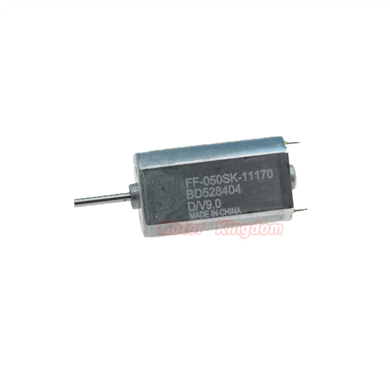 FF-050SK-11170 DC 3V-12V 9V 14000RPM High Speed Precious Metal Brush D/V9.0 Micro Mute Electric Motor for Car CD DVD Player
FF-050SK-11170 DC 3V-12V 9V 14000RPM High Speed Precious Metal Brush D/V9.0 Micro Mute Electric Motor for Car CD DVD Player