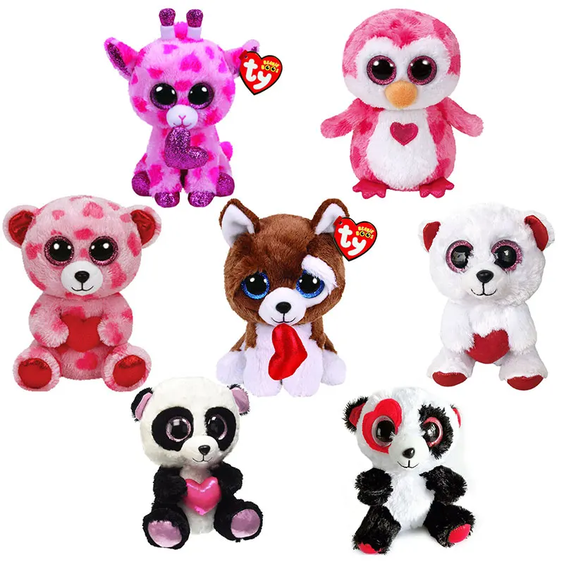 Ty Beanie Valentine's Day Loving Plush Stuffed Doll Cute Love Heart Dog Panda Bear Swan Doll Couple Gifts Wedding Doll
Ty Beanie Valentine's Day Loving Plush Stuffed Doll Cute Love Heart Dog Panda Bear Swan Doll Couple Gifts Wedding Doll