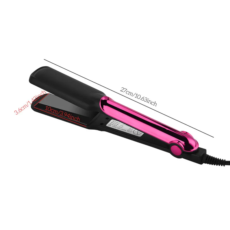 Temperature Adjustable Electric Hair Straightener Ceramic Professional Wide Plate Flat Iron Dry Wet Dual Use Straightening Iron
Temperature Adjustable Electric Hair Straightener Ceramic Professional Wide Plate Flat Iron Dry Wet Dual Use Straightening Iron