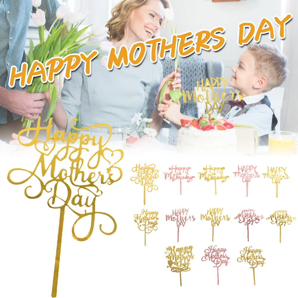 New Mother's Day Cake Insert Toppers Acrylic Decor Birthday Party Supplies Various Style Cake Decoration
New Mother's Day Cake Insert Toppers Acrylic Decor Birthday Party Supplies Various Style Cake Decoration